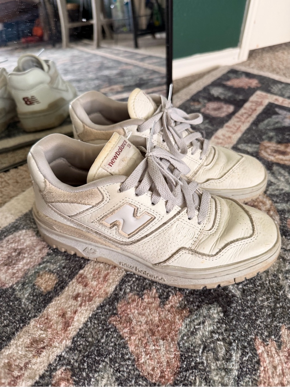 New Balance 550 Off-White Leathers Sneakers